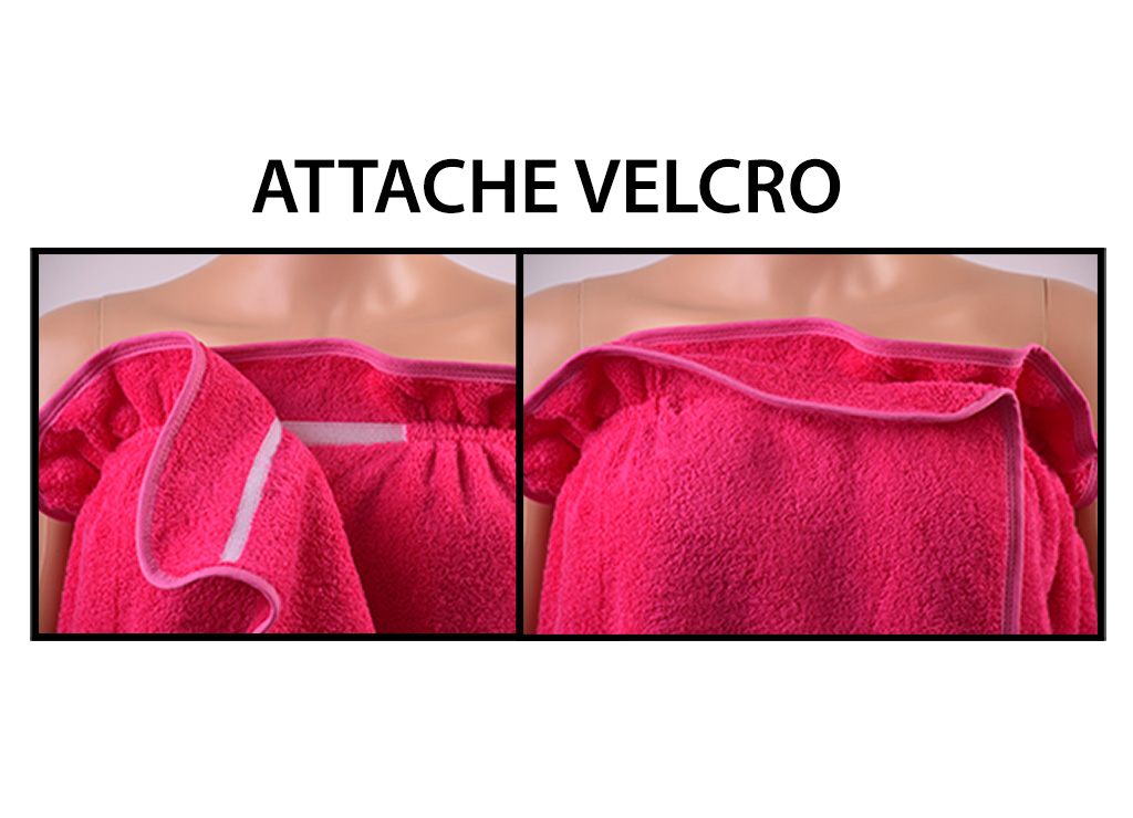 attache paréo velcro uni