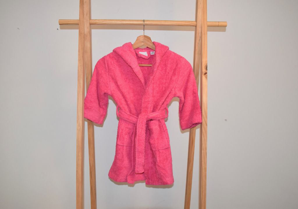 Peignoir enfant séduction rose