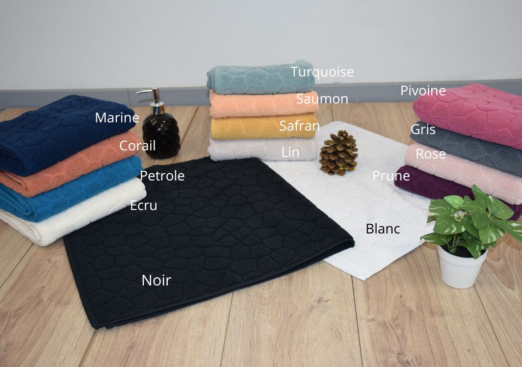 Tapis de bain  plusieur colories