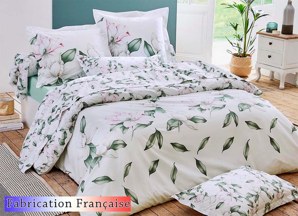 Housse de couette BELLA fabrication française en percale 