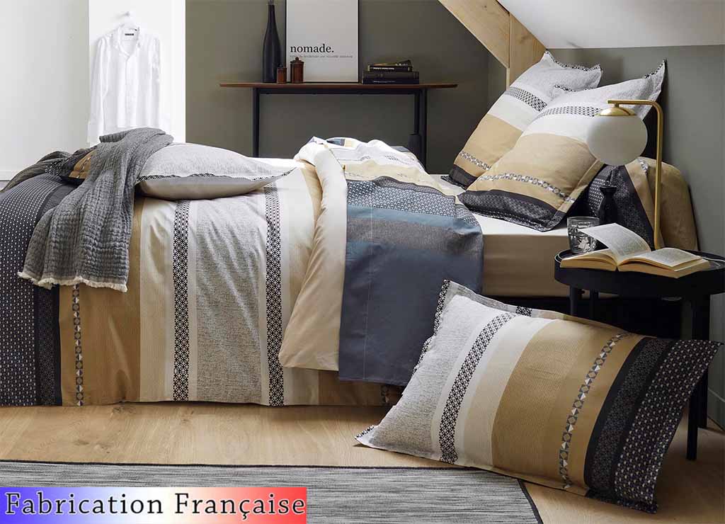 Housse de couette percale Hollywood de fabrication française