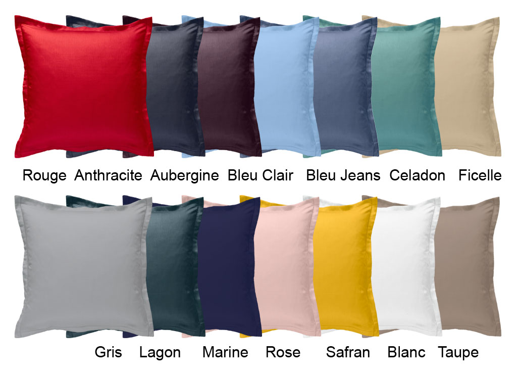 Couleur Linge de lit Percale