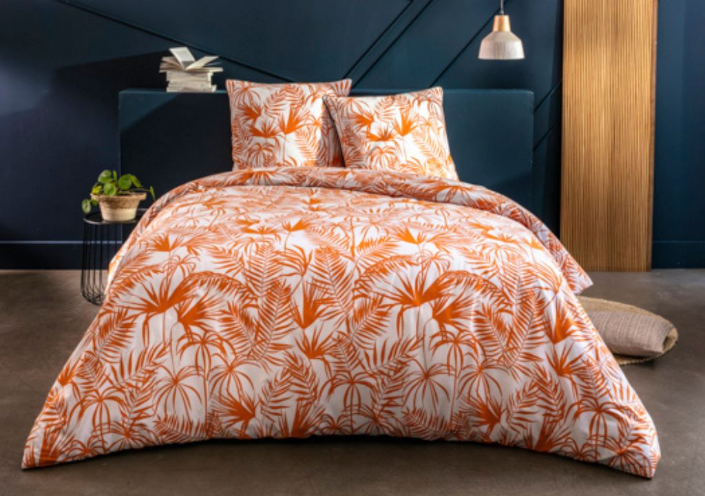 Housse de couette Feuillage Orange