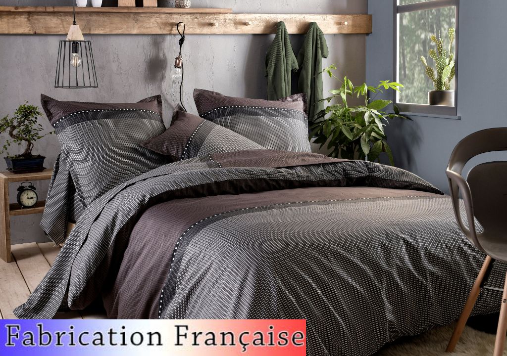 Housse de couette Satin 110 fils fabrication française