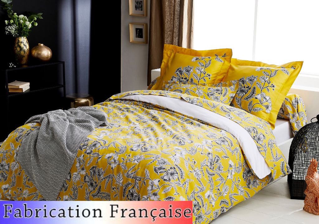 Housse de couette+ Taies Fabrication Française Satin