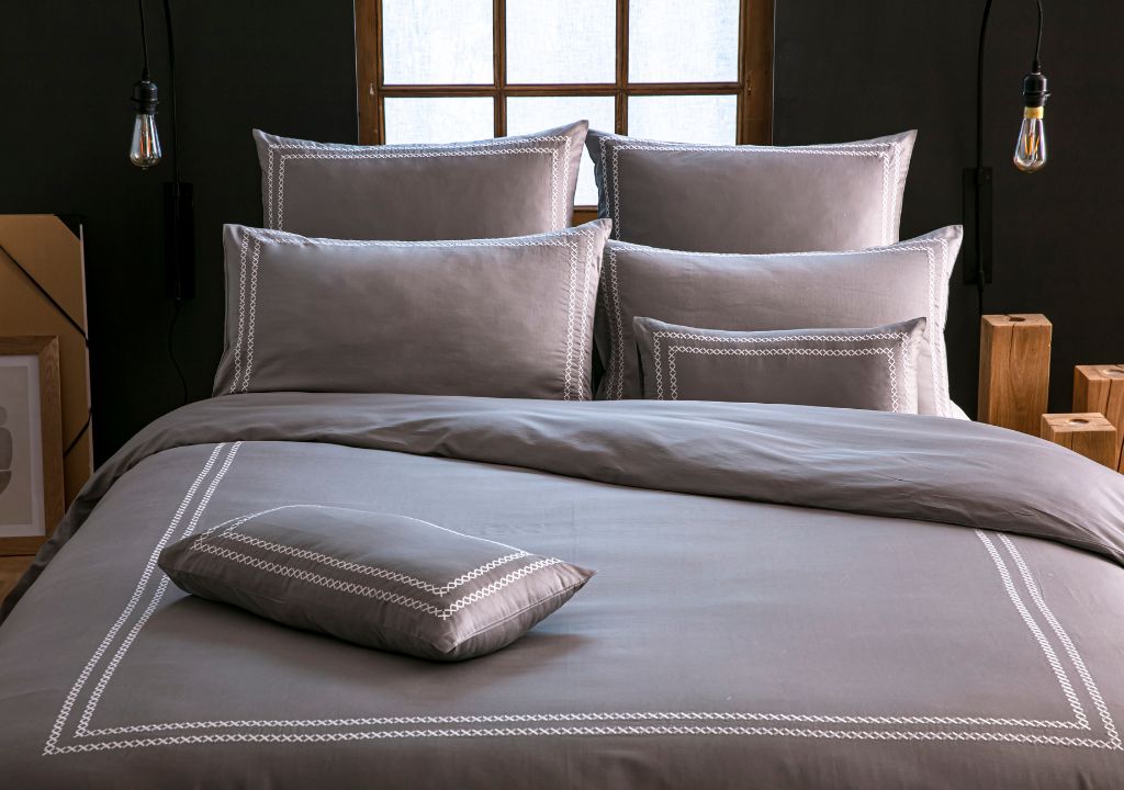 Taie de traversin rectangulaire Percale de coton 120 fils