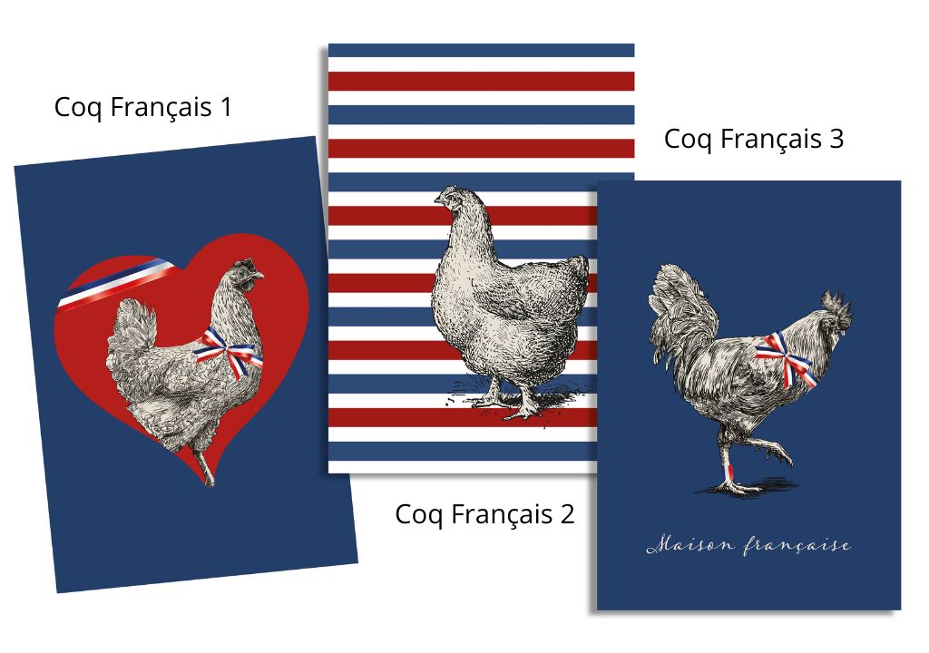 Torchons Coq Français