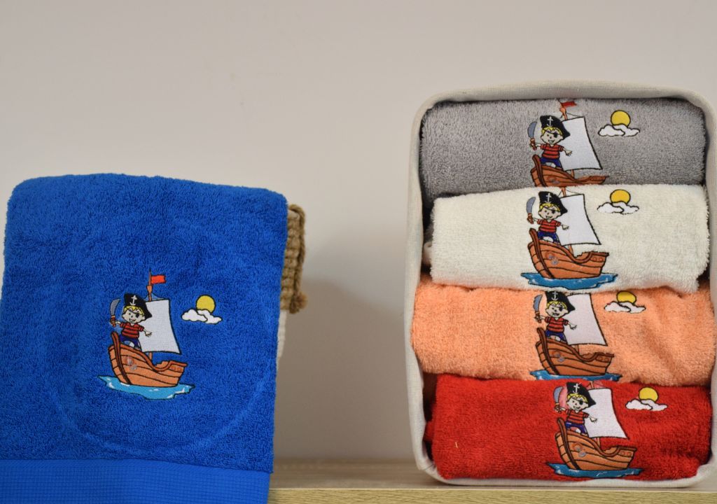 Collection de linge de bain pirate, fabrication françcaise