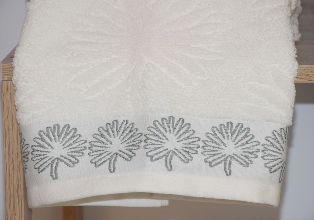 serviette de bain blanc