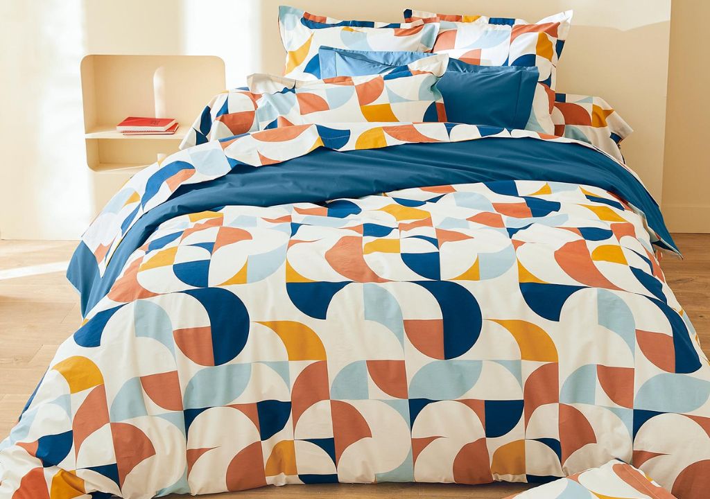 Housse de Couette Modulo Percale fabrication française