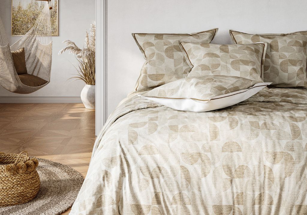 Housse de couette 57 fils Demi-Cercle