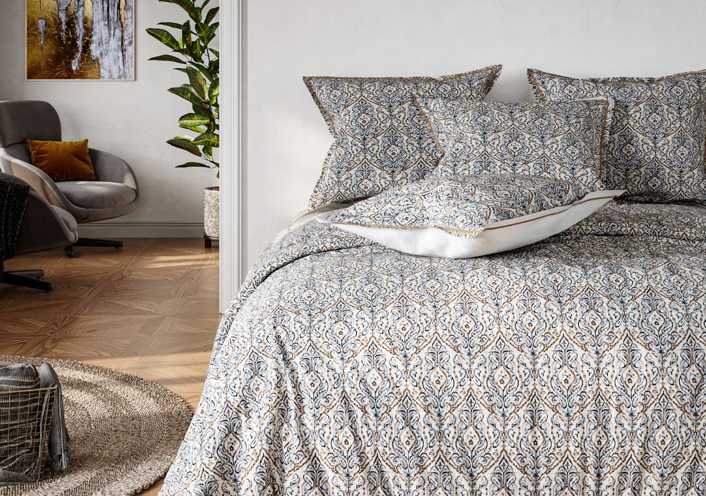 Housse de couette 57 fils 100% coton Mosaïque
