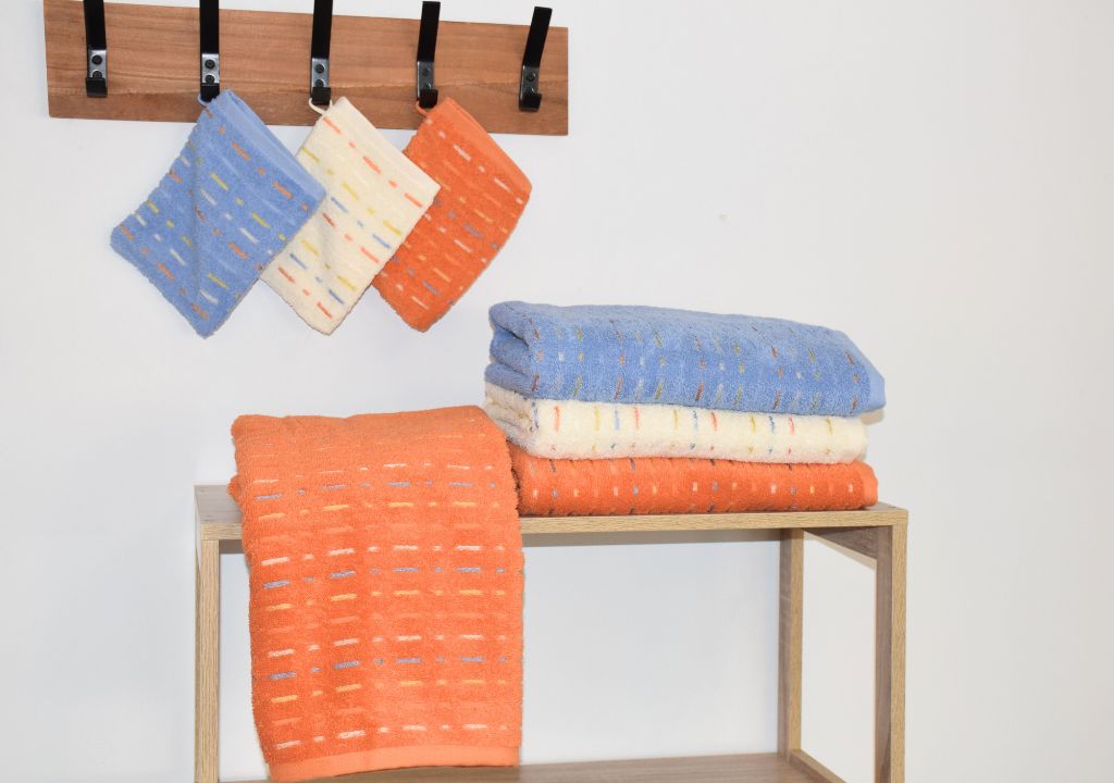 Serviette de bain multicolore