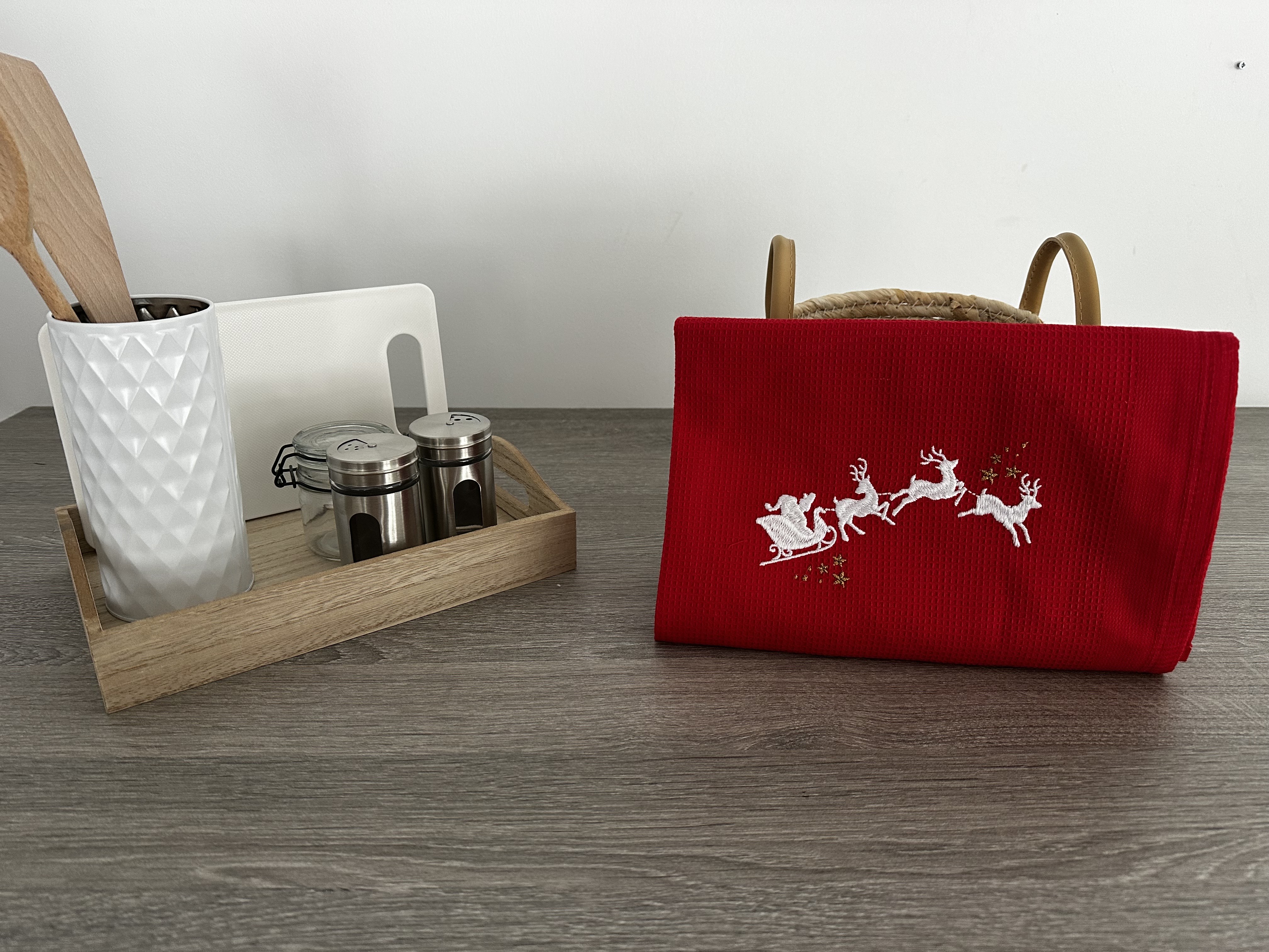 Essuie-mains nid d'abeille rectangle Tête de Jonquille