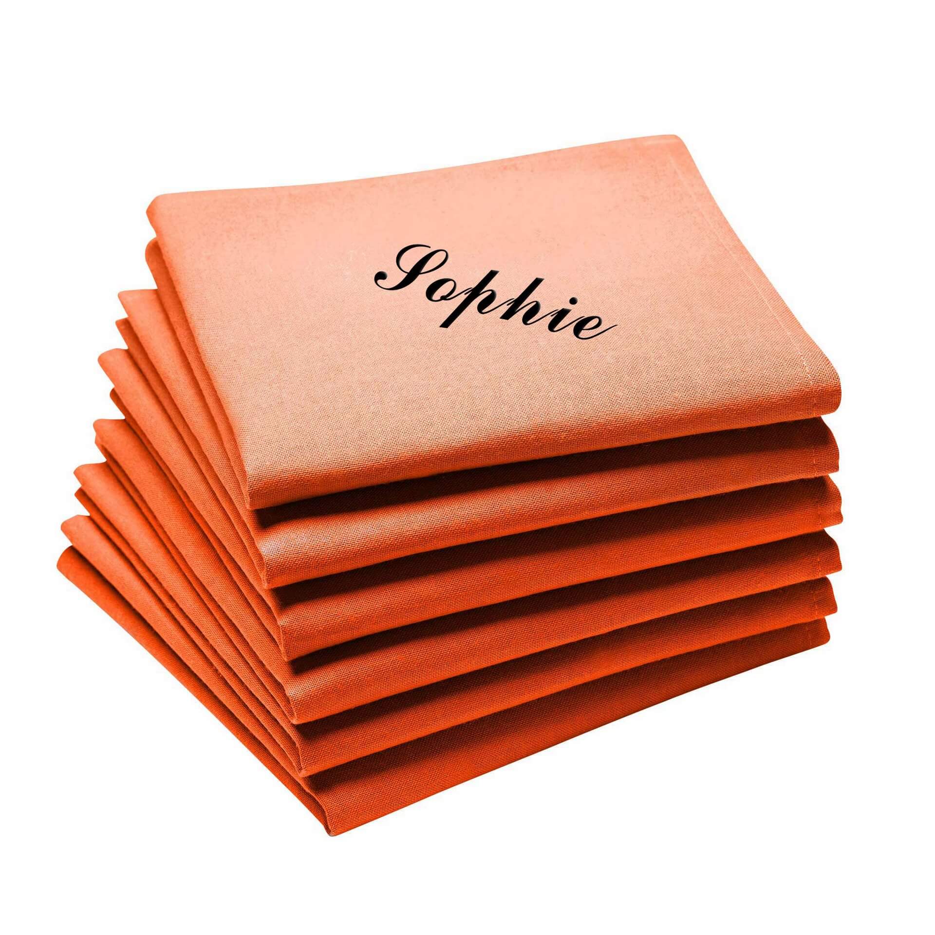 Serviettes de table Mandarine