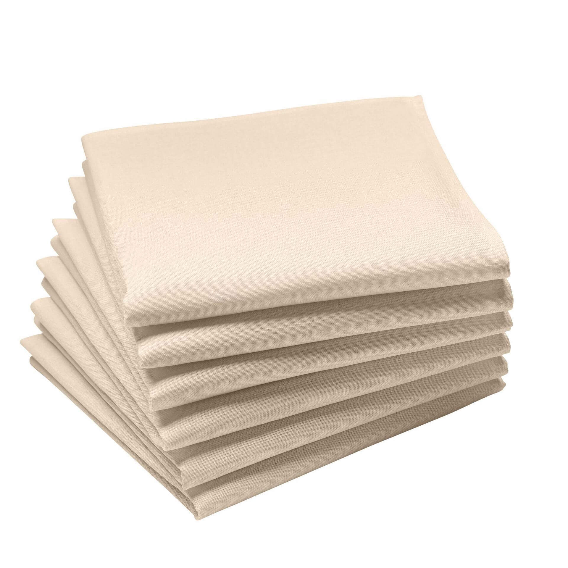 Serviettes de table Crème