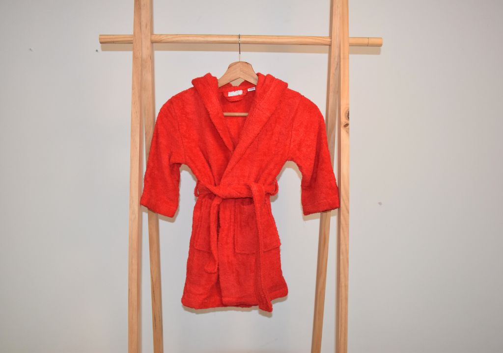 Peignoir enfant séduction rouge